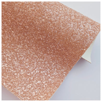 A4 Sheet of Pink Beige Chunky Glitter