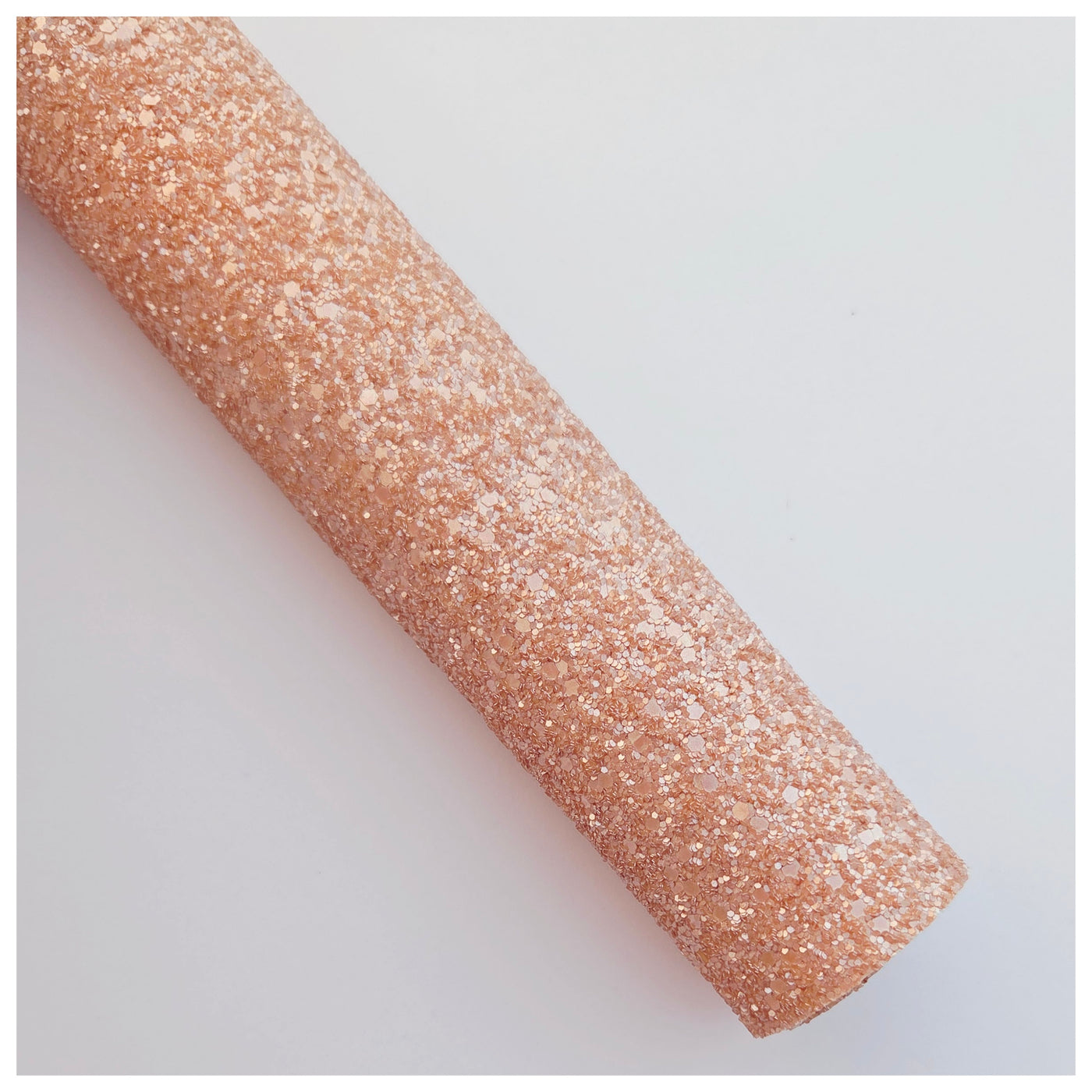 A4 Sheet of Pink Beige Chunky Glitter