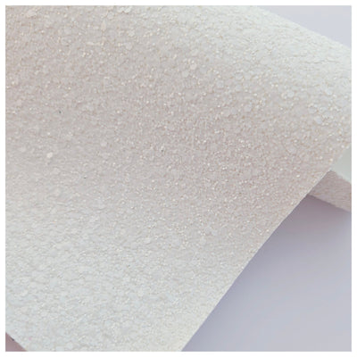 A4 Sheet of Snow White Chunky Glitter