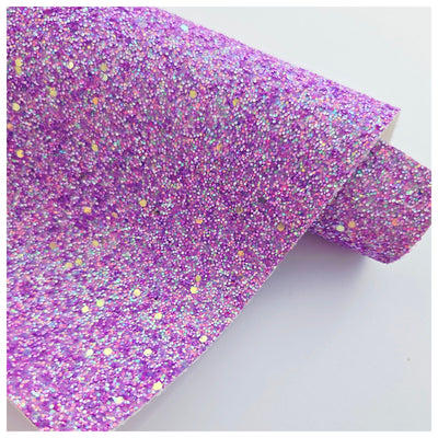 A4 Sheet of Purple Colour Pop Chunky Glitter