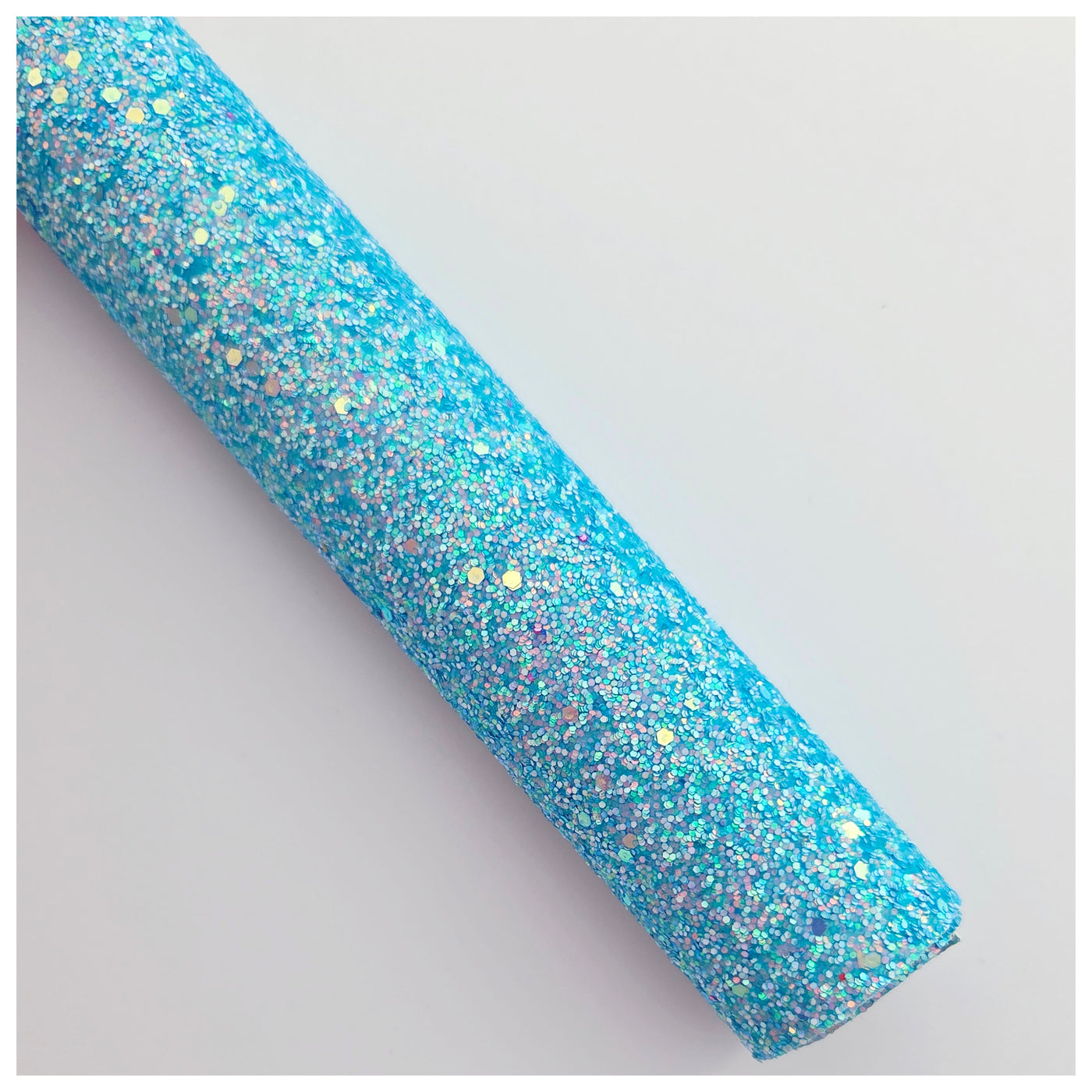 A4 Sheet of Blue Colour Pop Chunky Glitter