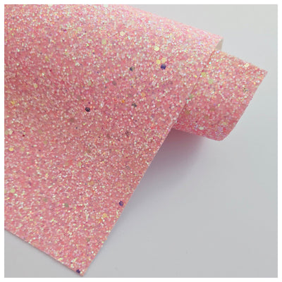 A4 Sheet of Pink Colour Pop Chunky Glitter