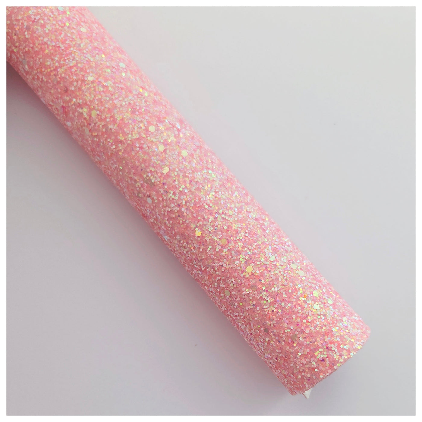 A4 Sheet of Pink Colour Pop Chunky Glitter