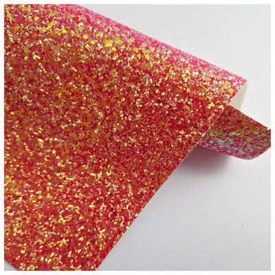A4 Sheet of Flame Chunky Glitter
