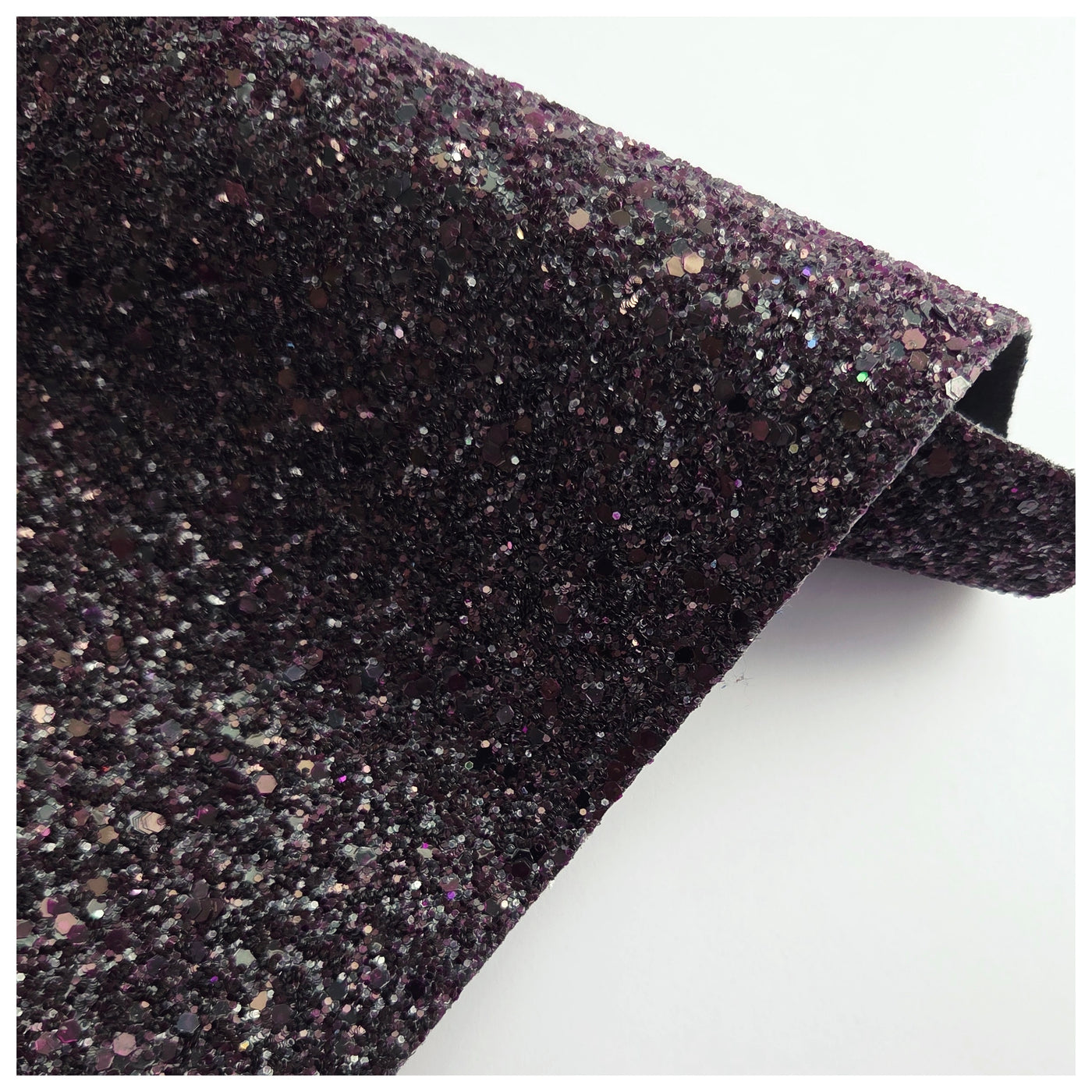 A4 Sheet of Raisin Chunky Glitter