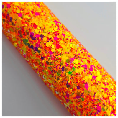 A4 Sheet of Flaming Jewel Chunky Glitter