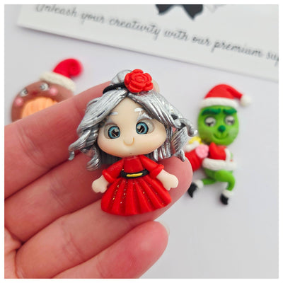 1 x Clay Figure - Christmas Characters (4 variants)