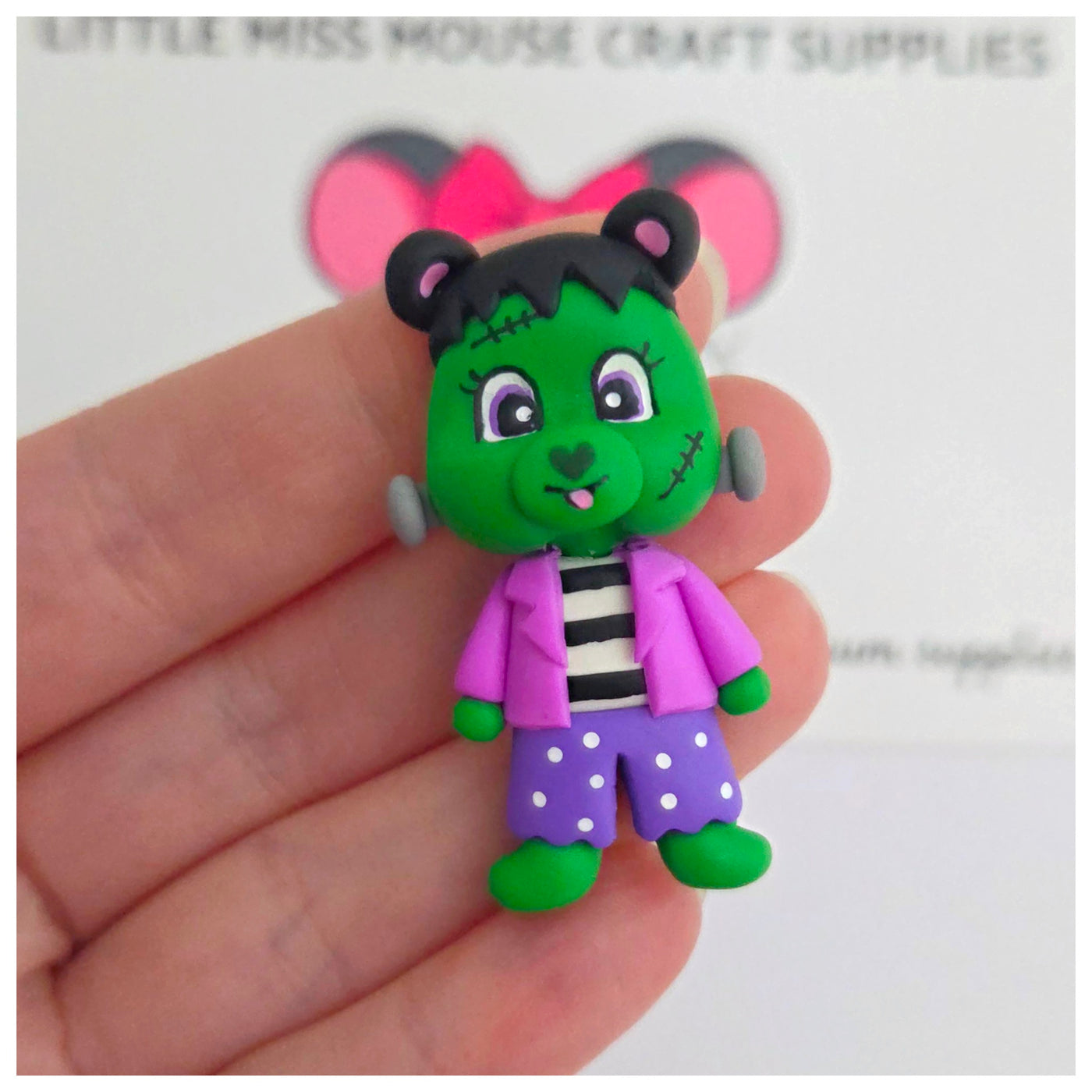 1 x Clay Figure - Franken-Bear