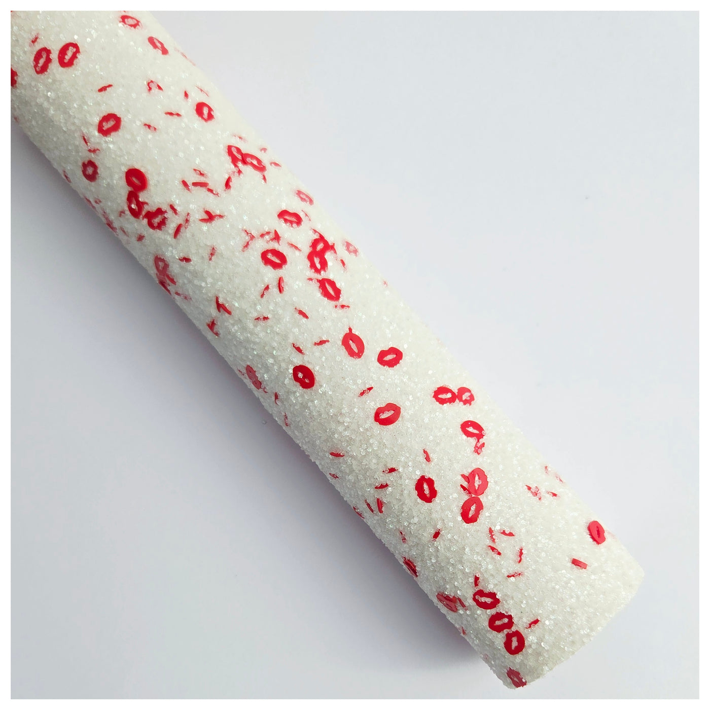 A4 Sheet of Kisses Chunky Glitter.