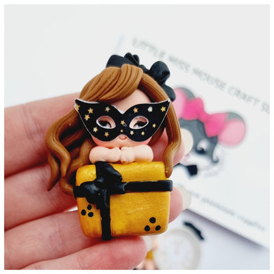 1 x NYE Girl Clay Figure - (3 variants)