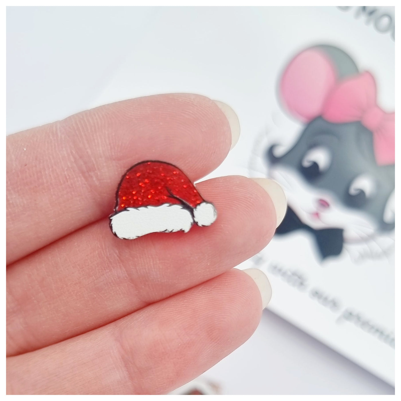 1 x Mini Christmas Acrylic Flatback (4 varients)