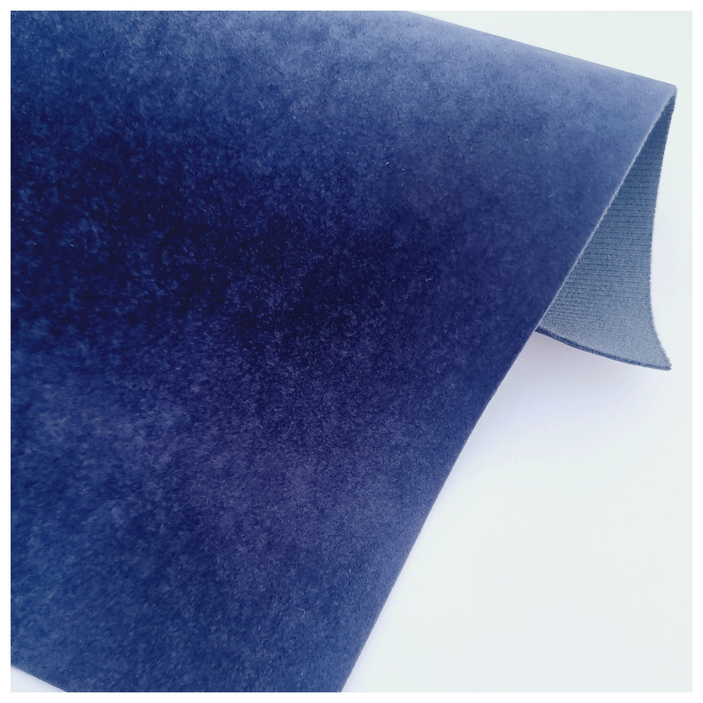A4 Sheet of Darkest Midnight Blue Velvet