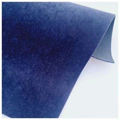 A4 Sheet of Darkest Midnight Blue Velvet