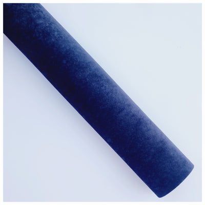 A4 Sheet of Darkest Midnight Blue Velvet