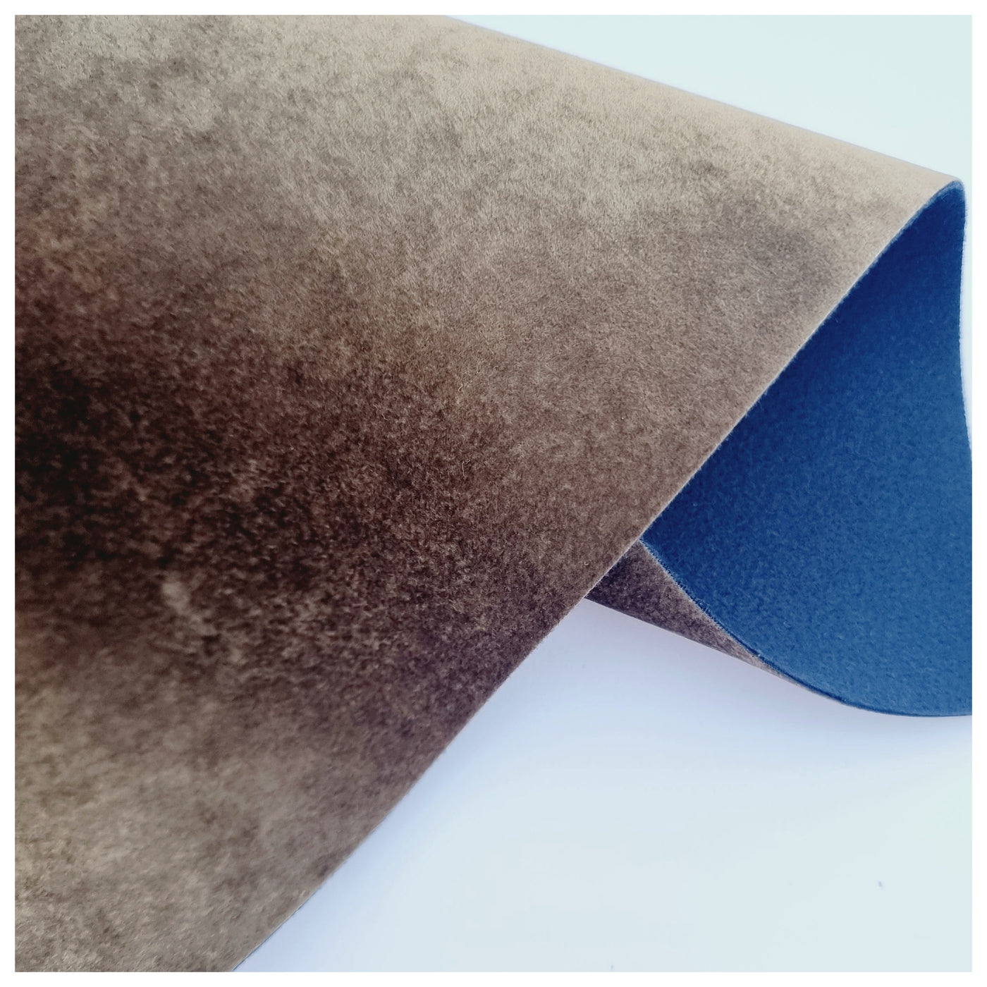 A4 Sheet of Khaki Velvet