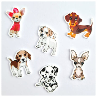 1 x PINK BOW CHIHUAHUA Planar Resin