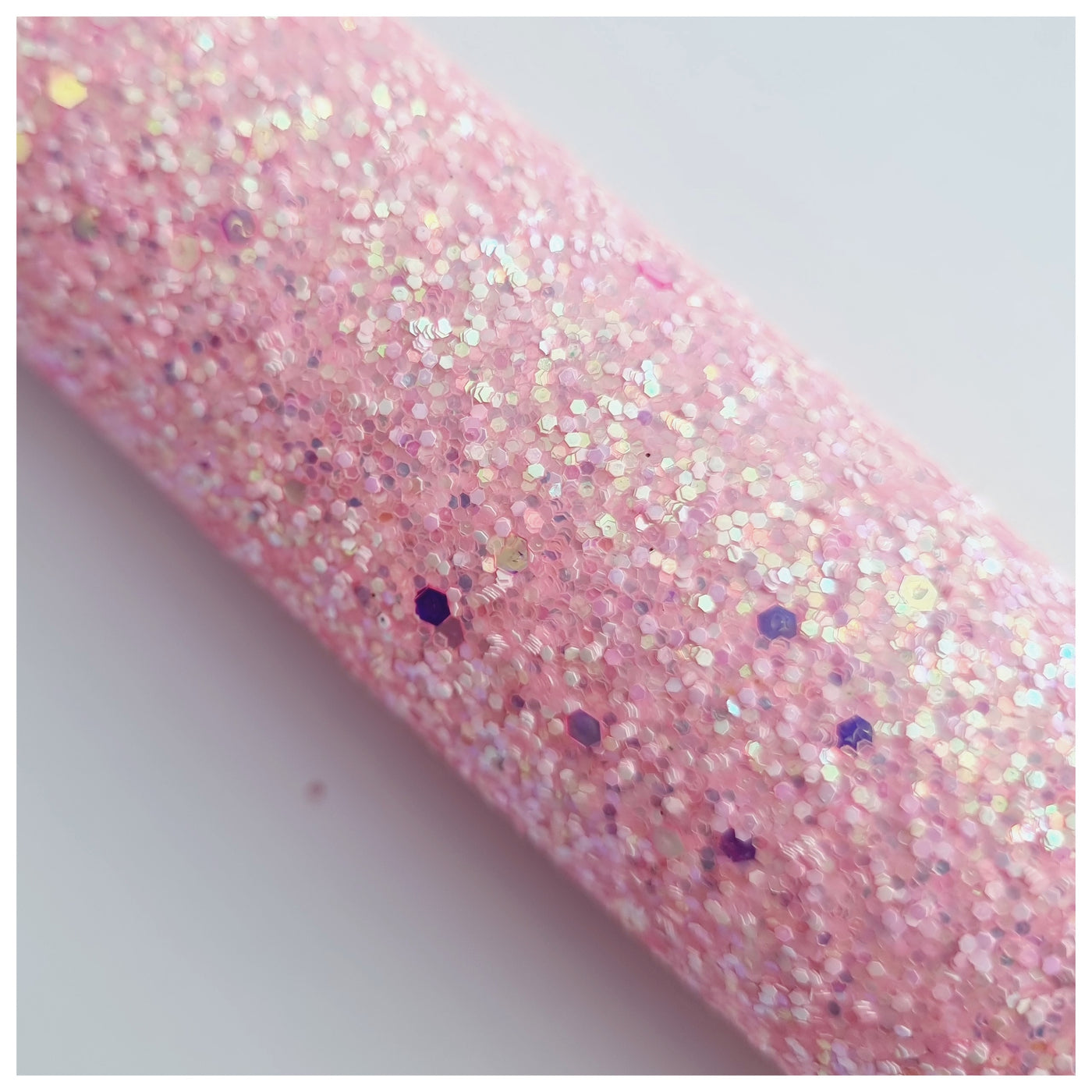 A4 Sheet of Pink Colour Pop Chunky Glitter.