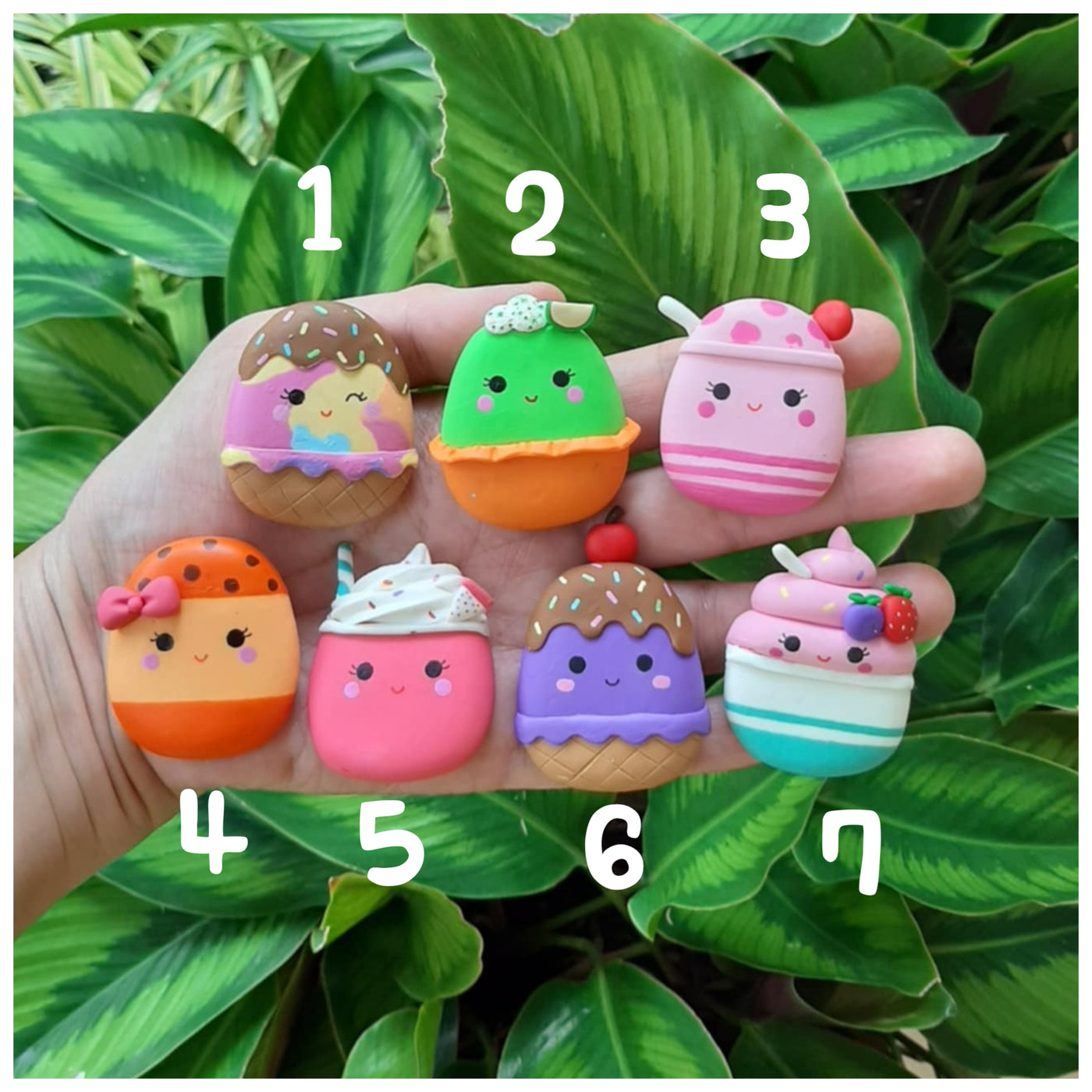 1 x Sweet Squishies Clay Figure (7 variants)