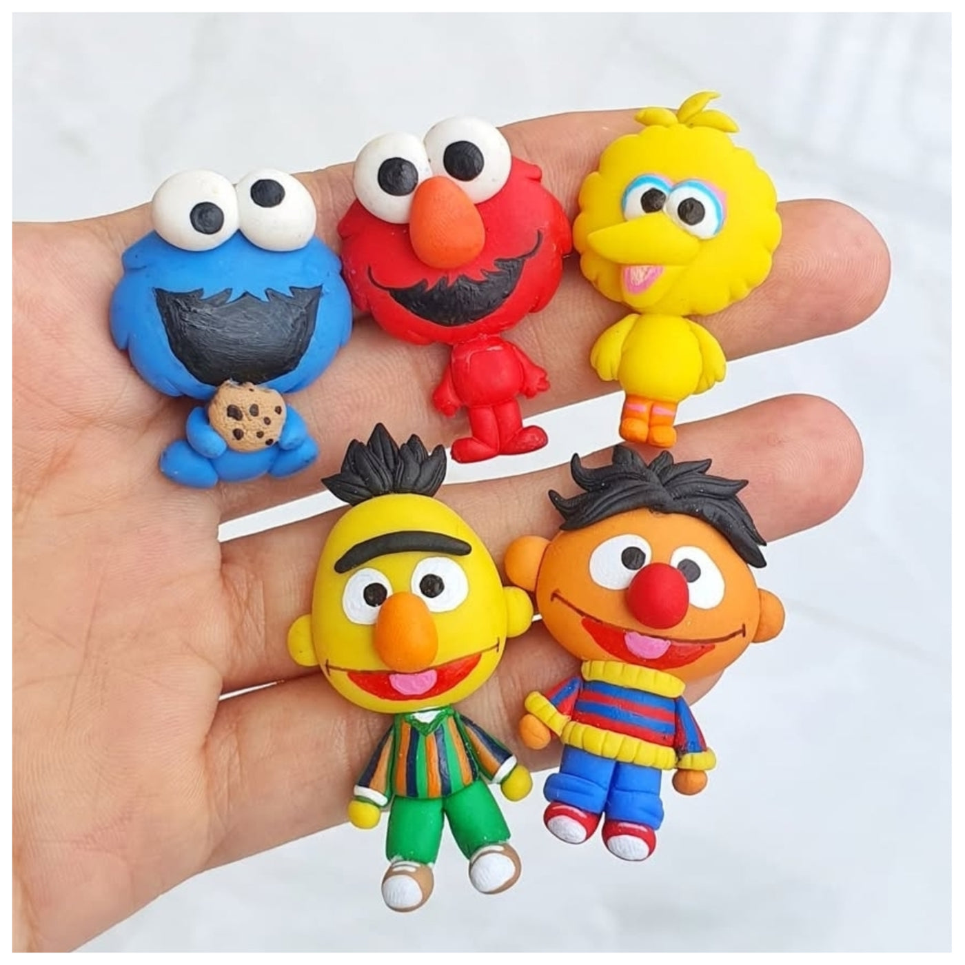 1 x Clay Figure - Sesame Crew (5 variants)