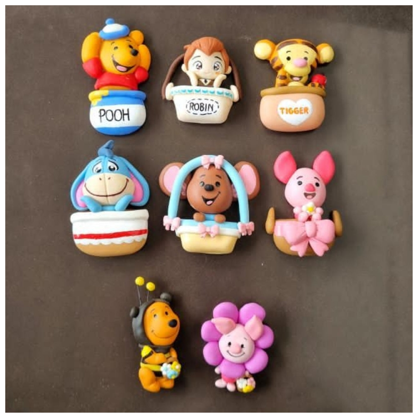 1 x Clay Figure - Winnie & Friends V2 (8 variants)