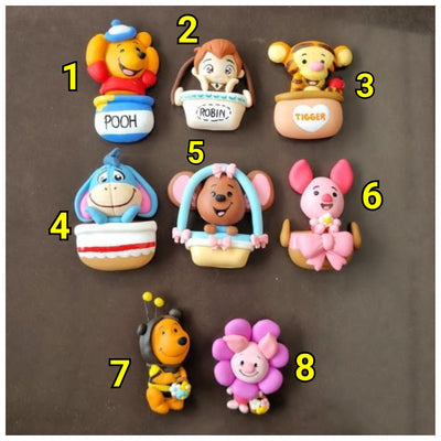 1 x Clay Figure - Winnie & Friends V2 (8 variants)