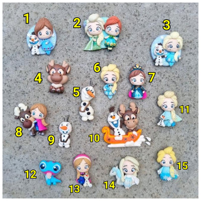 1 x Clay Figure - Frozen Crew (15 variants)