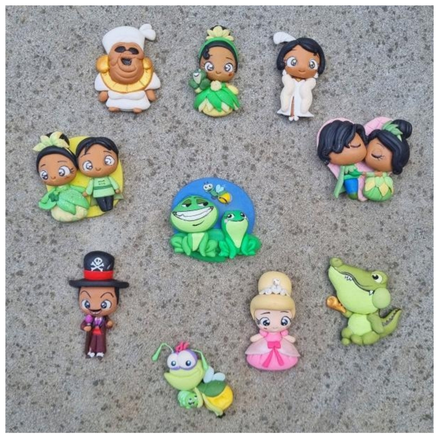 1 x Clay Figure - Frog Princess & Friends (10 variants)