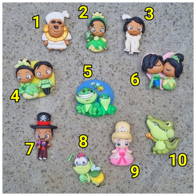 1 x Clay Figure - Frog Princess & Friends (10 variants)