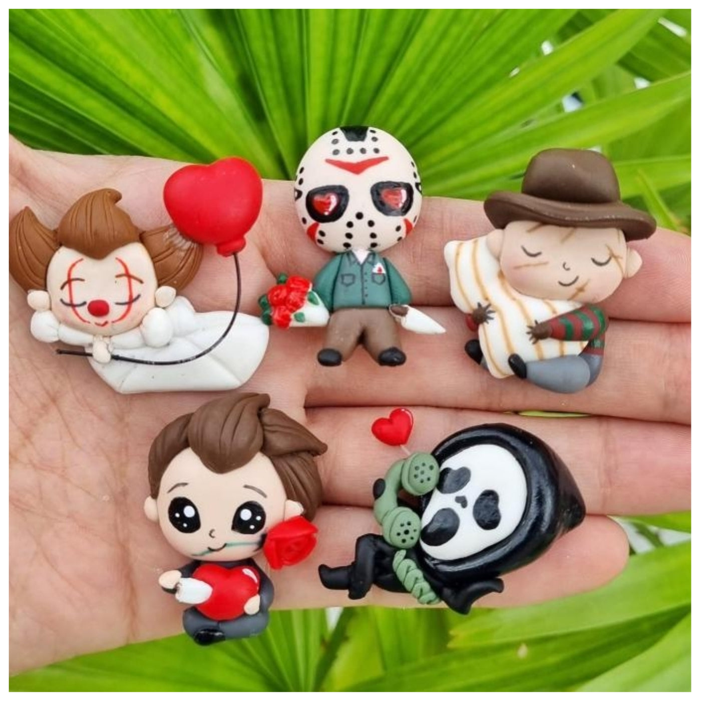 1 x Clay Figure - Cute Creepers (5 variants)