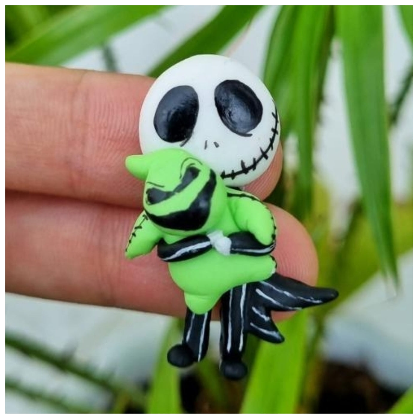1 x Clay Figure- Skeleton & Ghoul