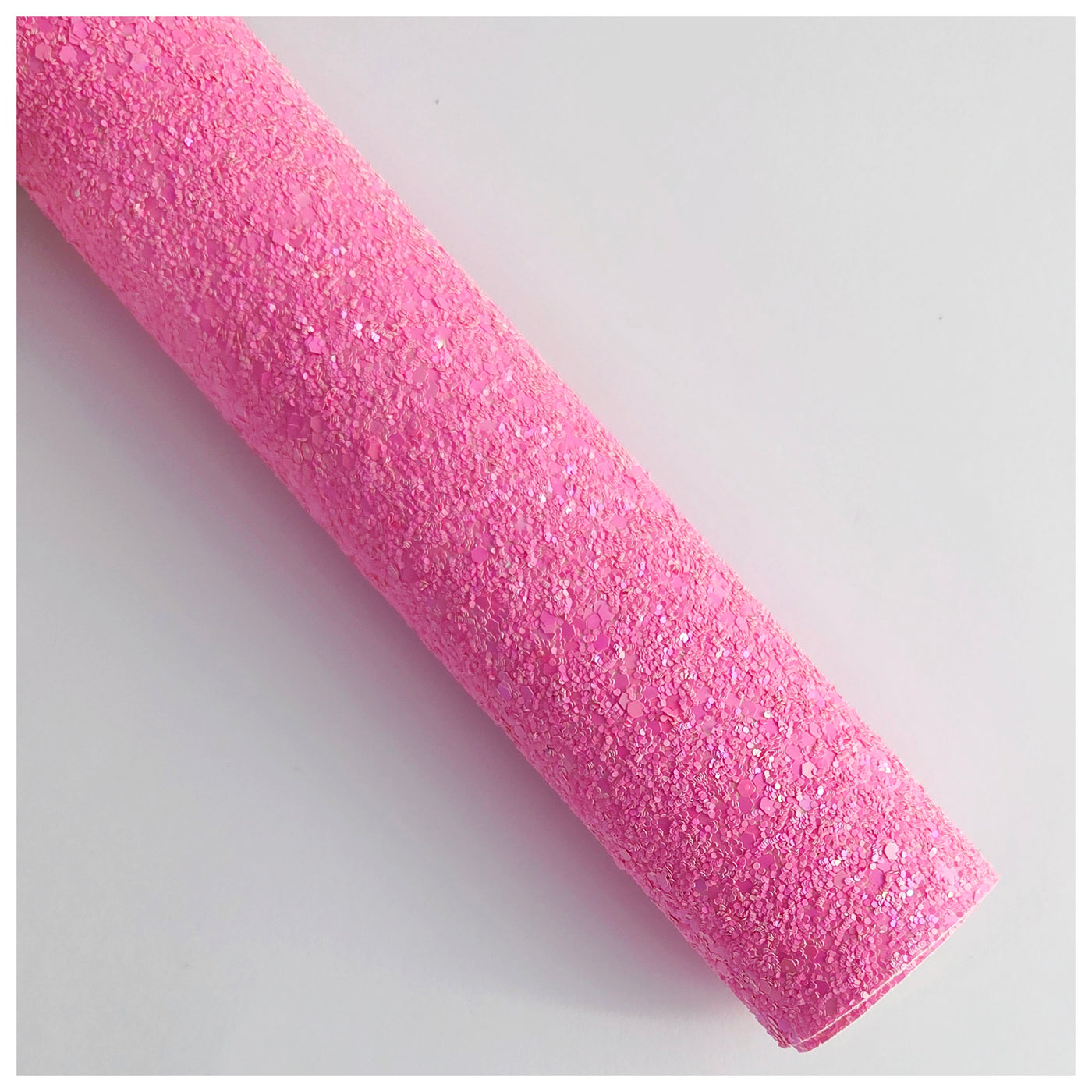 A4 Sheet of Iridescent Candy Pink Chunky Glitter