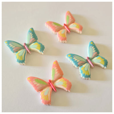 5 x Butterfly Embellishments (2 colour options)