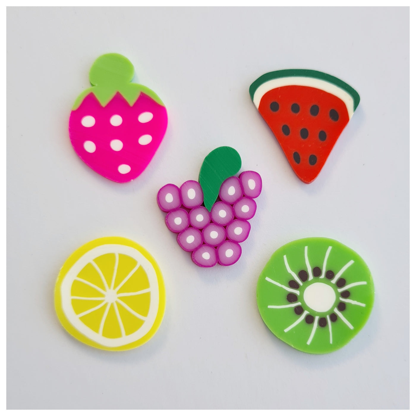 5 x Fruit Embellishments (5 options)