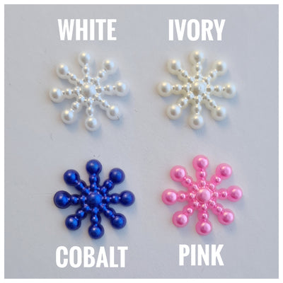 10 x Snowflake Embellishments