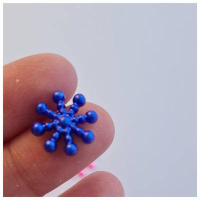 10 x Snowflake Embellishments