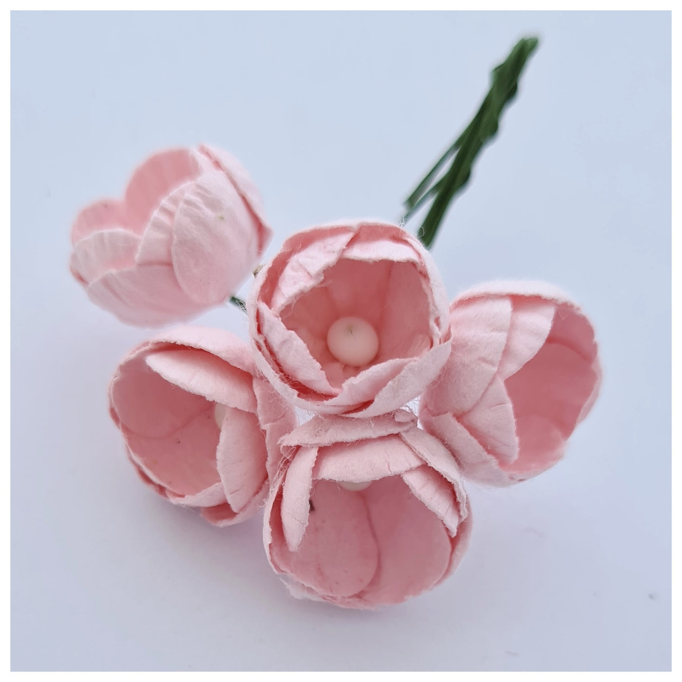 10-15mm Mulberry Paper Buttercups (Various colours. 5 stems)