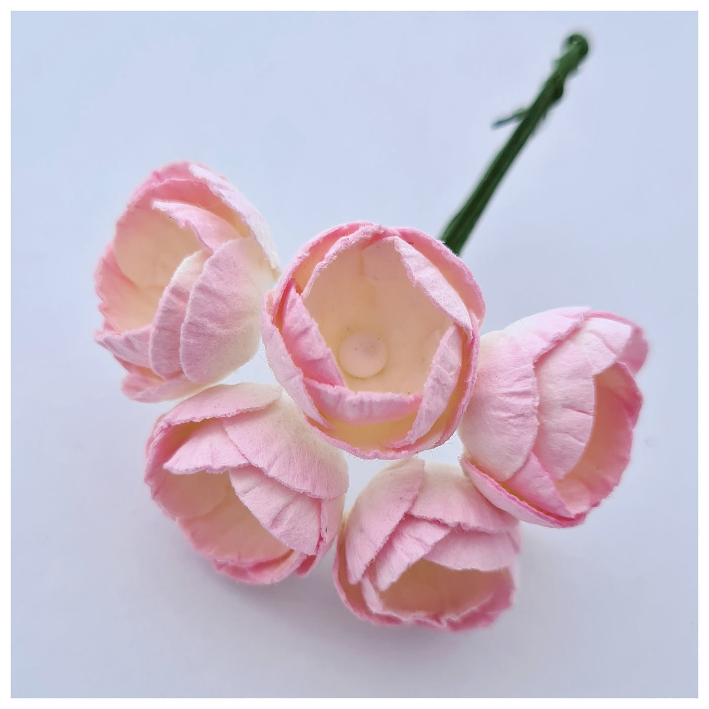 10-15mm Mulberry Paper Buttercups (Various colours. 5 stems)