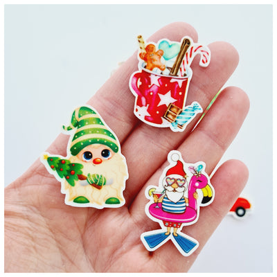 1 x Christmas Planar Resin Embellishments (12 different characters)