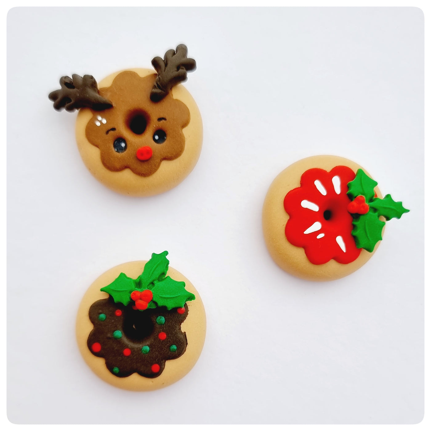 Christmas Donut Clay (3 variants)