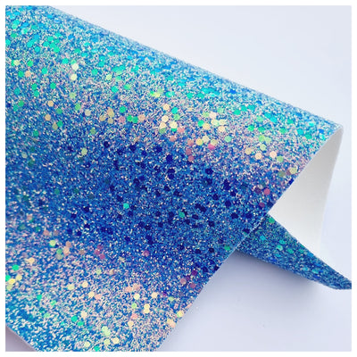 A4 Sheet of Sapphire Unicorn Sparkle Glitter