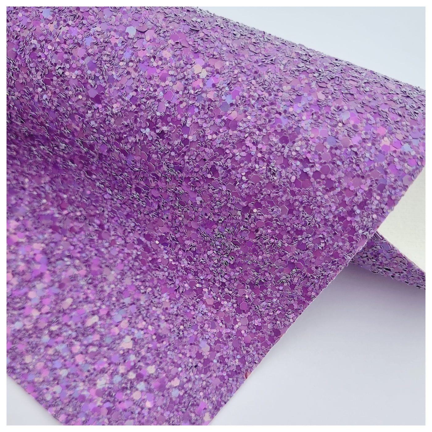 A4 Sheet of Iridescent Orchid Chunky Glitter