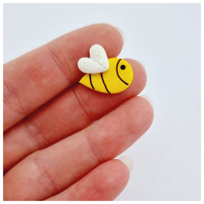 Small Bee Clay Figure - 17mm x 17mm