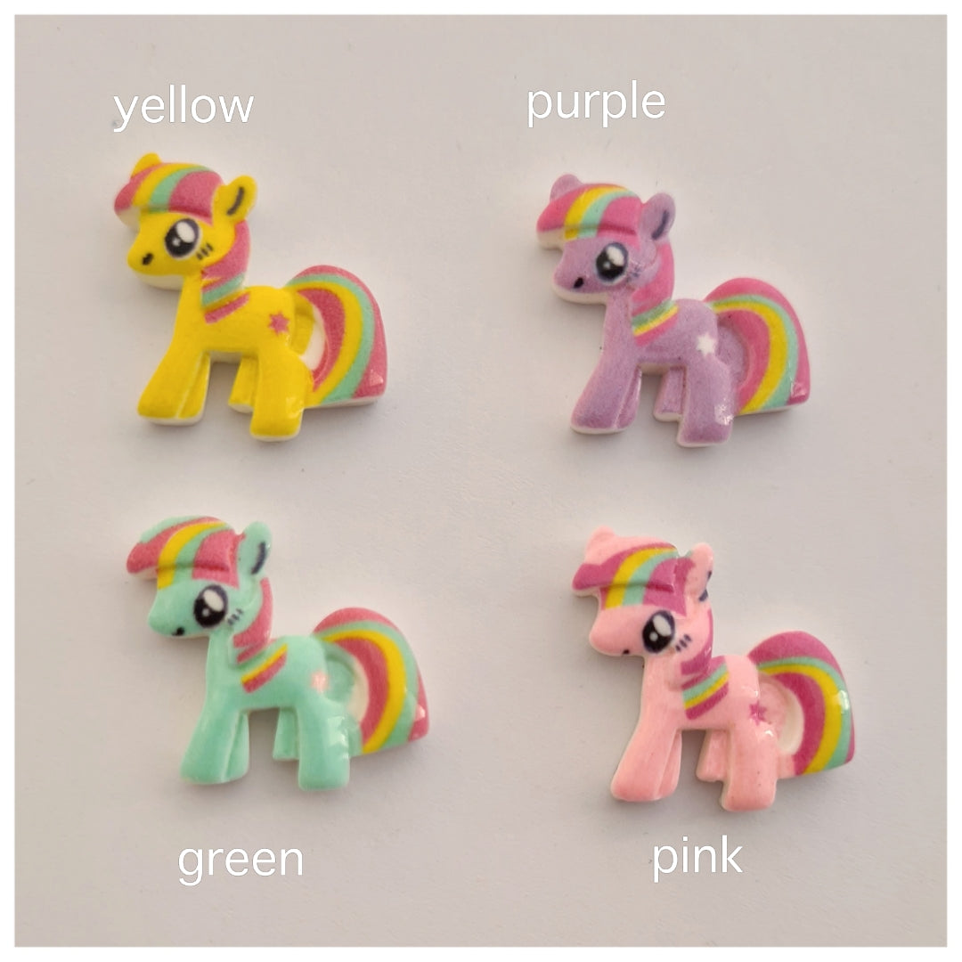 2 x Pony Embellishments (4 colours available)